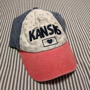 NWOT distressed Kansas baseball cap
